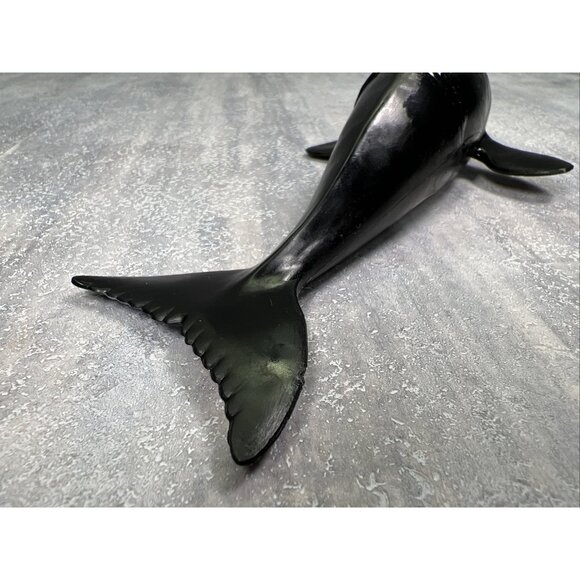 Killer Whale Orca Greenbrier International Inc. 6.5" Sea Life Mammal Plastix PVC - Picture 8 of 12